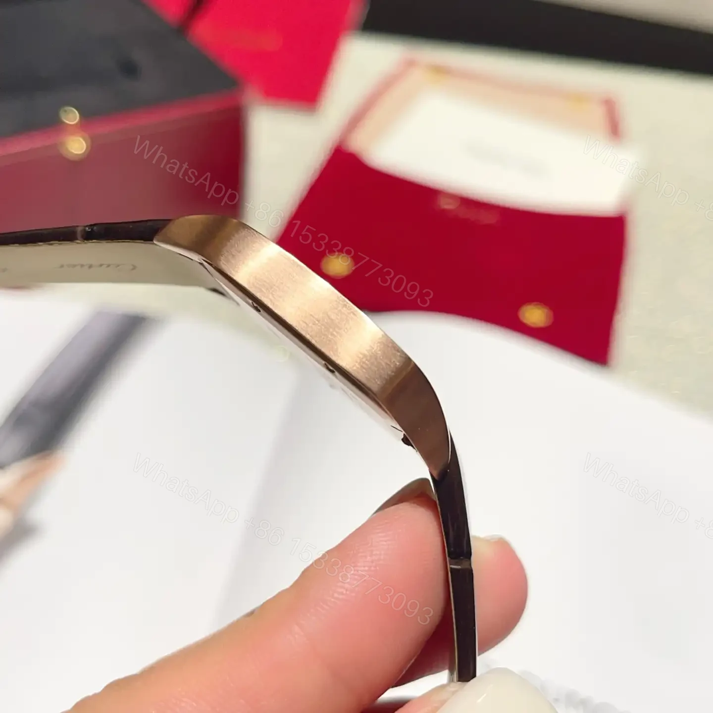 View 8 of Cartier Santos Dumont 34.6 Pink Gold W2006951