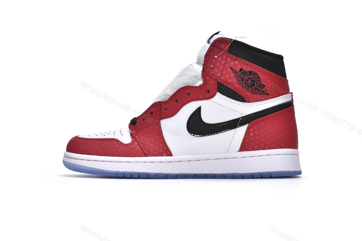 View 12 of Air Jordan 1 Retro High Spider-Man Origin Story 555088-602