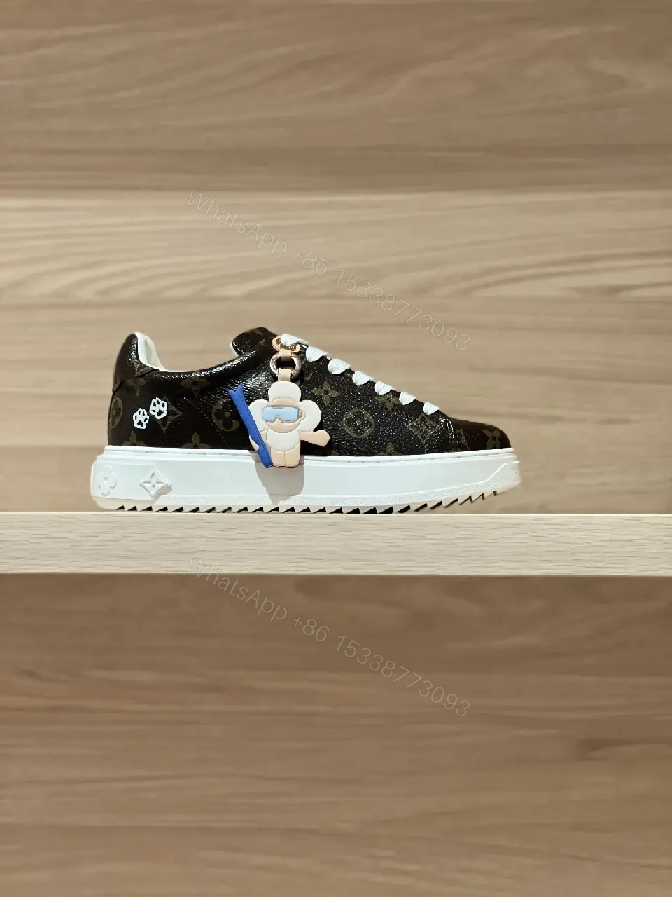 View 3 of Monogram Mood High-Top Sneaker with Charms and Comfort