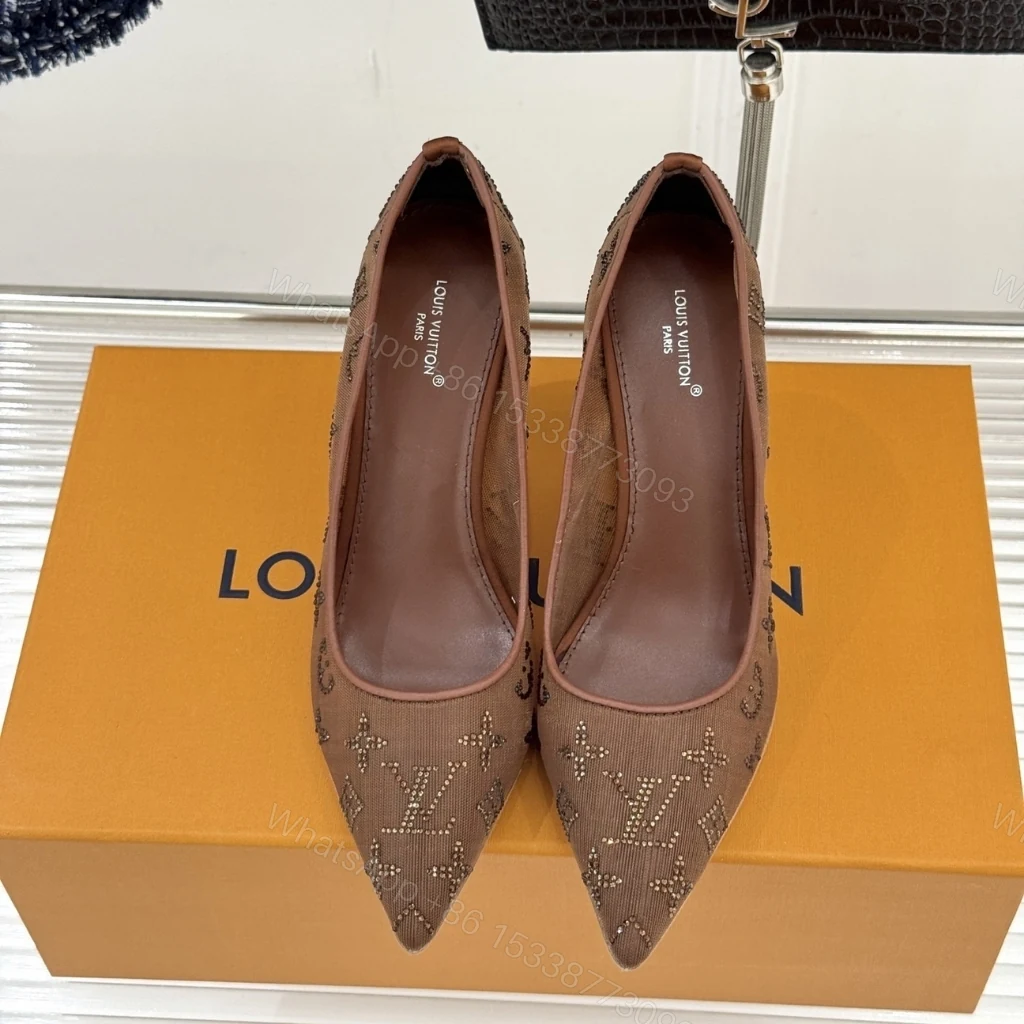 View 5 of Louis Vuitton Gala Pump Brown 1AIFJD