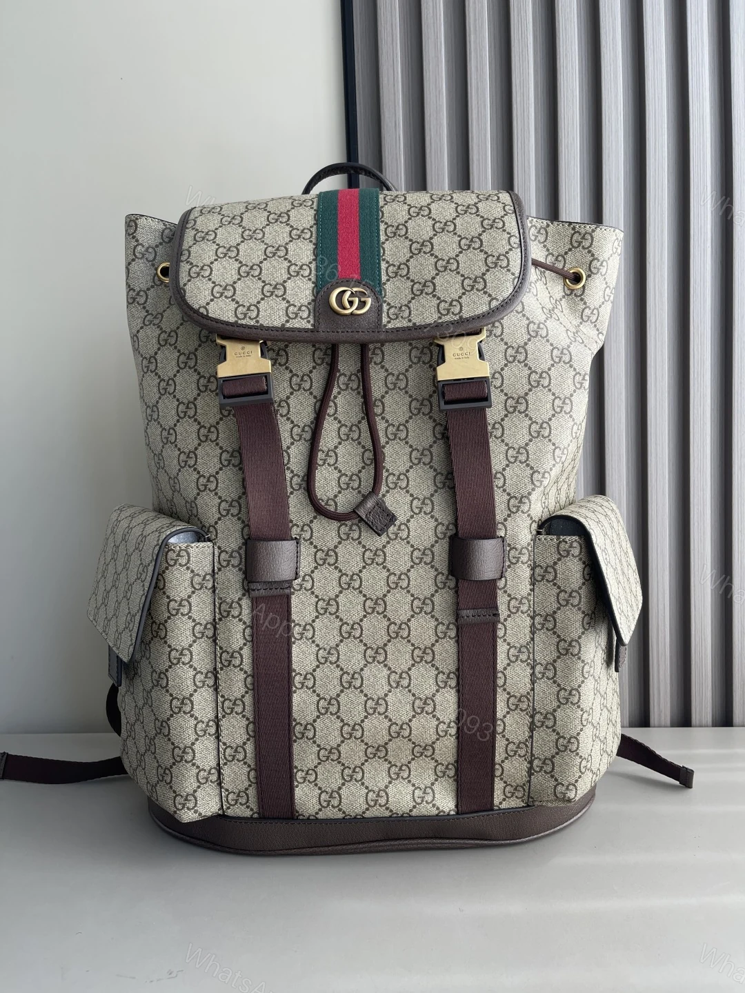 Gucci高仿Ophidia GG老花後背包 經典大容量通勤休閒款 — view 1