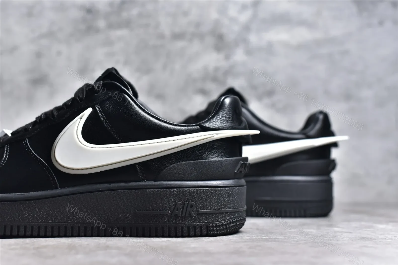 View 5 of AMBUSH x NK Air Force 1 Low Black Reps
