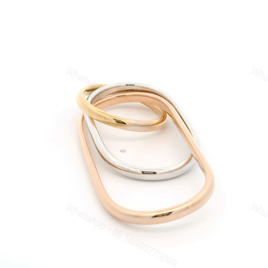 View 5 of 18K Gold New Cartier x Chitose Abe Trinity Three-Finger Ring