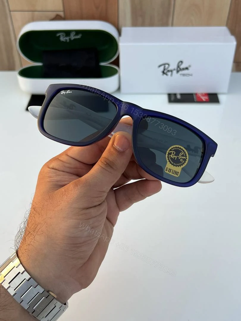 View 3 of First Copy Rayban 4165 Blue Water Sunglasses