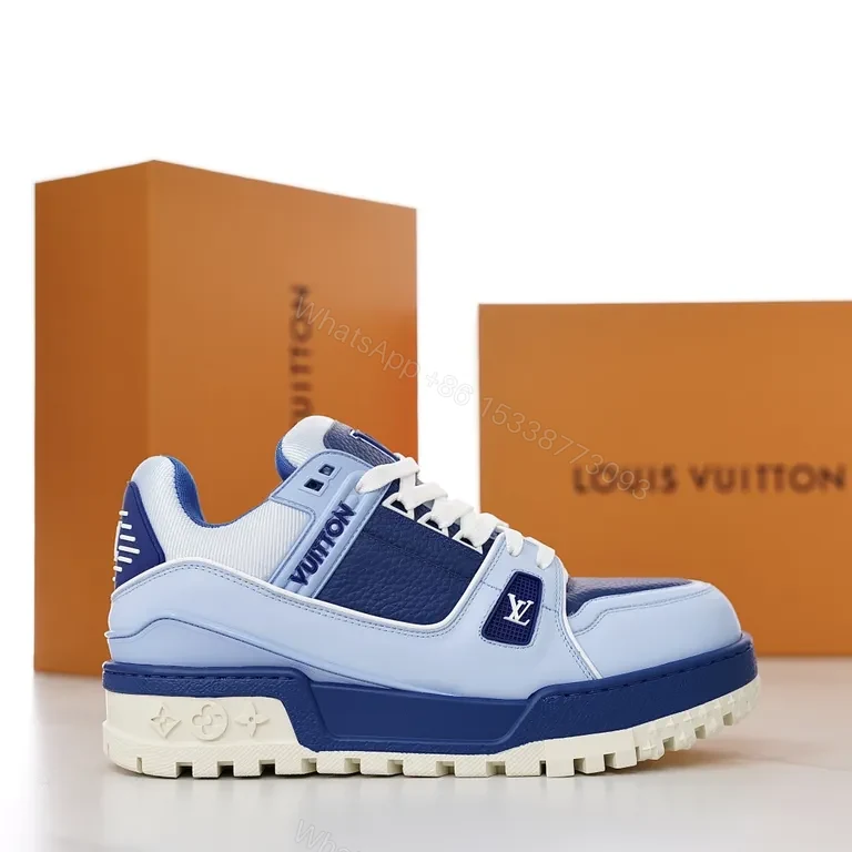 Louis Vuitton Luxe High-Top Sneakers: Modern Comfort & Texture — view 1