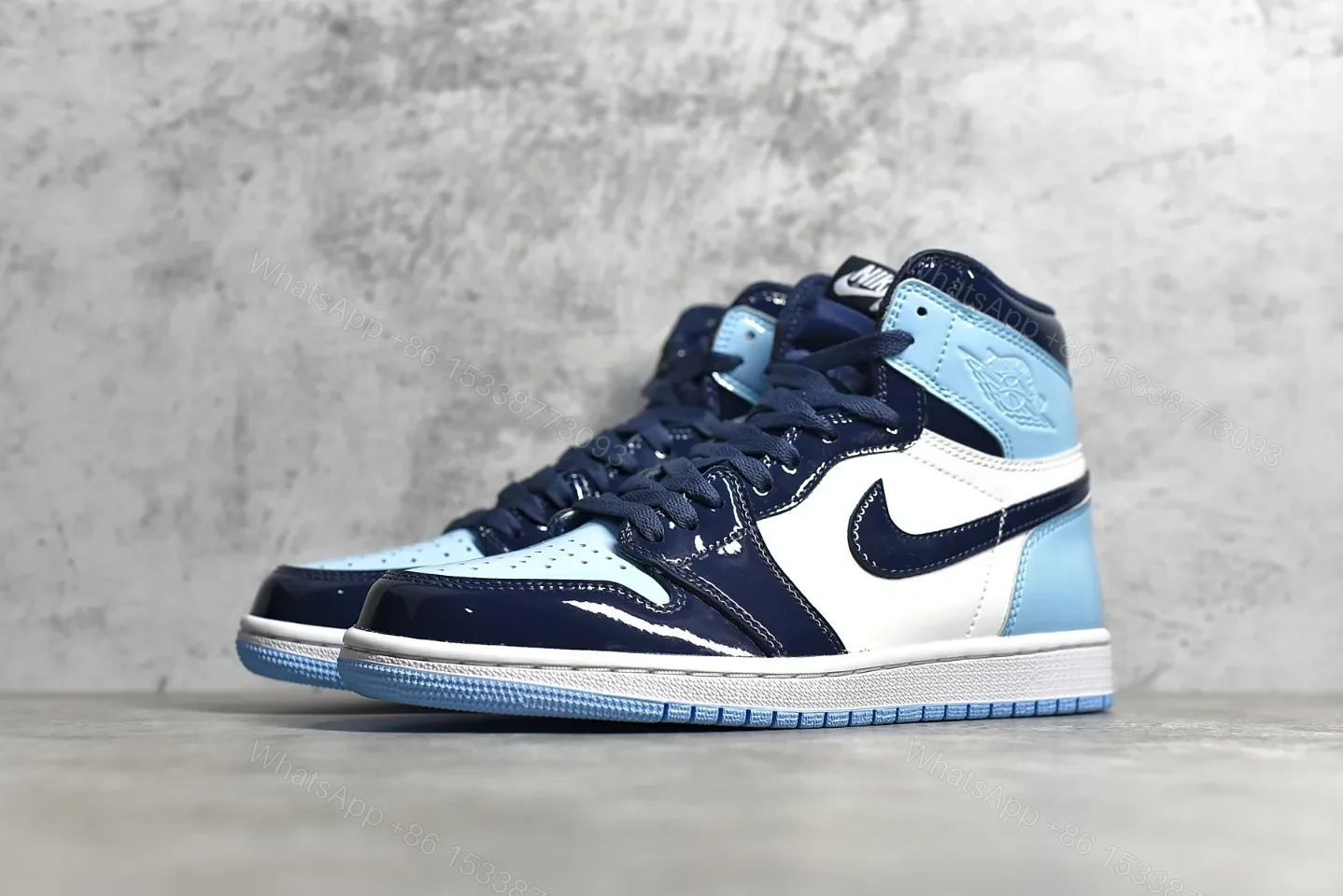 View 2 of Air Jordan 1 Retro High Blue Chill Reps