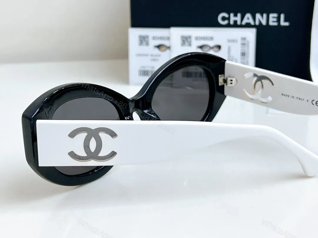 View 8 of Bold Curve Sunglasses: Black/White Acetate, Oversized Cat-Eye