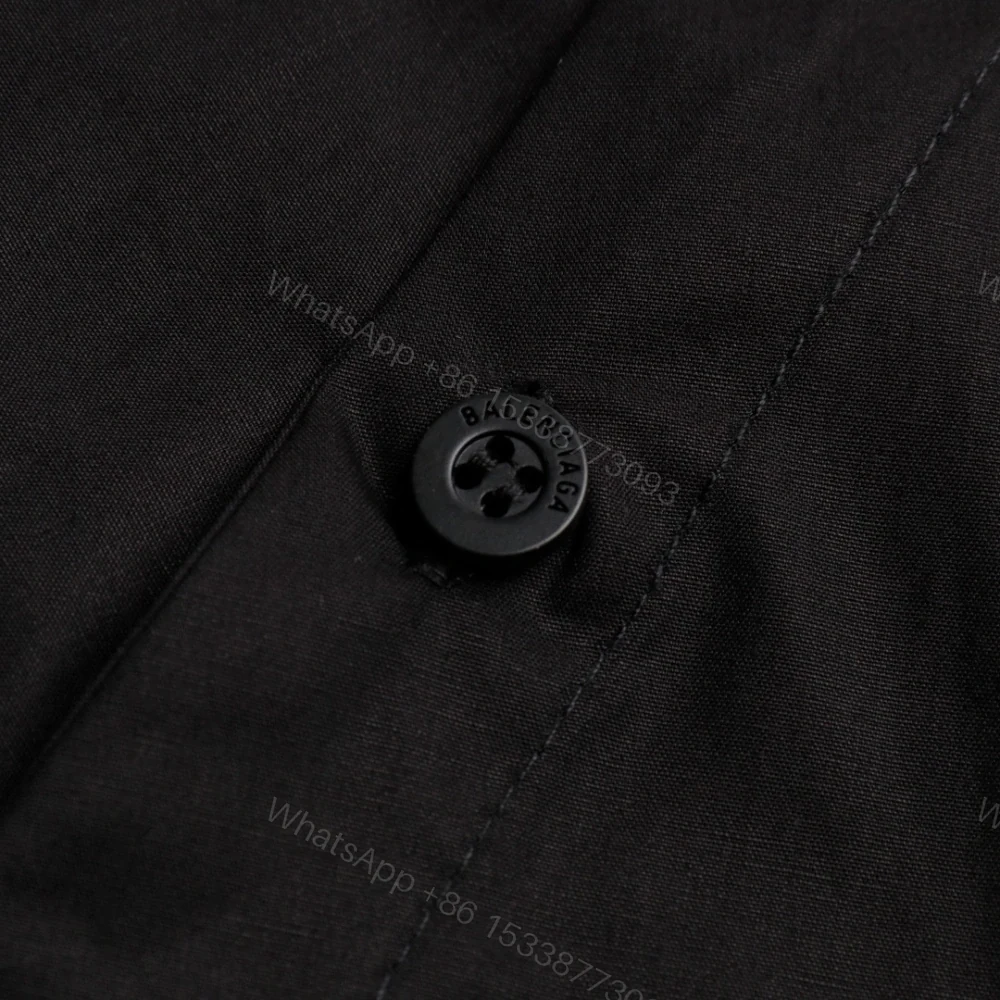 View 7 of 高仿Balenciaga*SS24NewYear系列773374長袖襯衫黑色