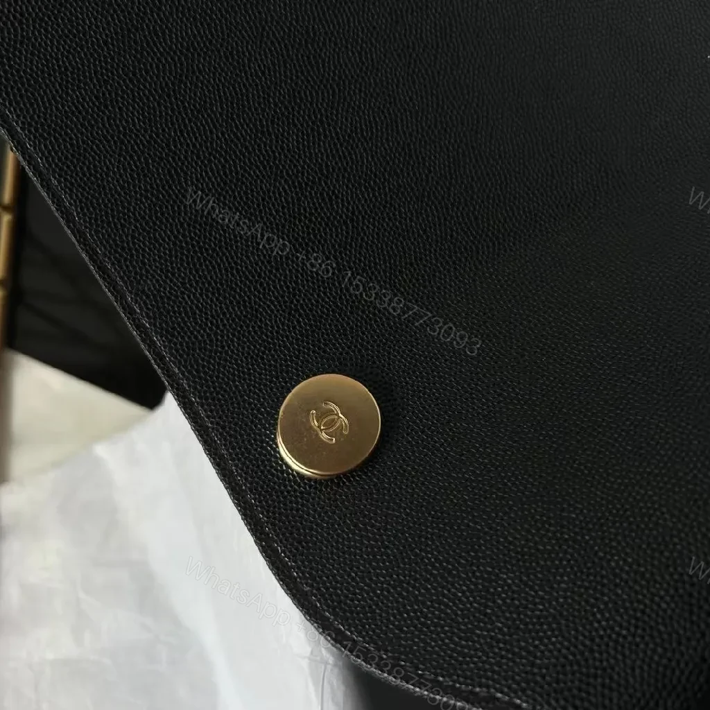 View 2 of Black Faux Leather Mini Backpack with Gold Chain Interlock
