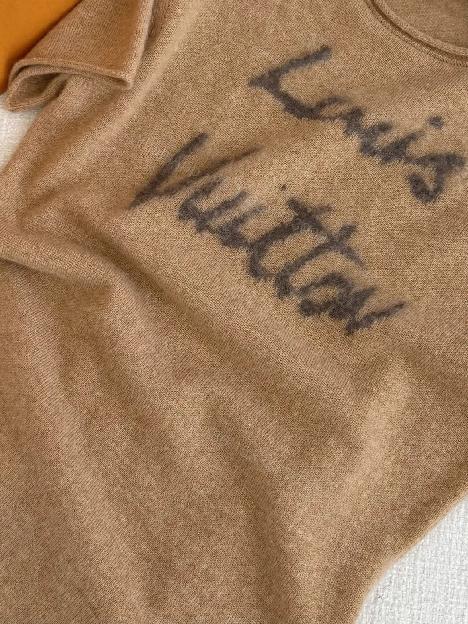 View 7 of Textured Knit Tee: Premium Casual Luxe, Blur Logo Update