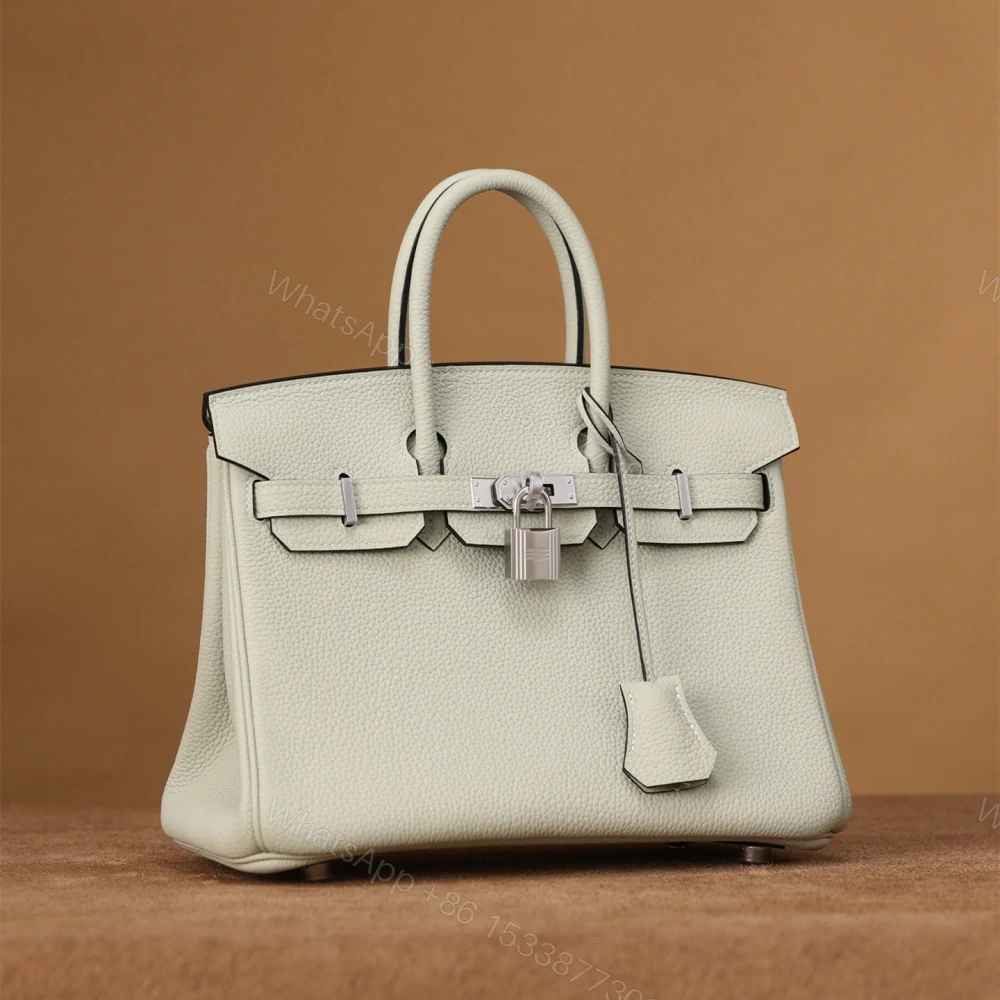View 3 of 高仿Hermes*Birkin25Togo牛皮水晶灰銀扣/純手工