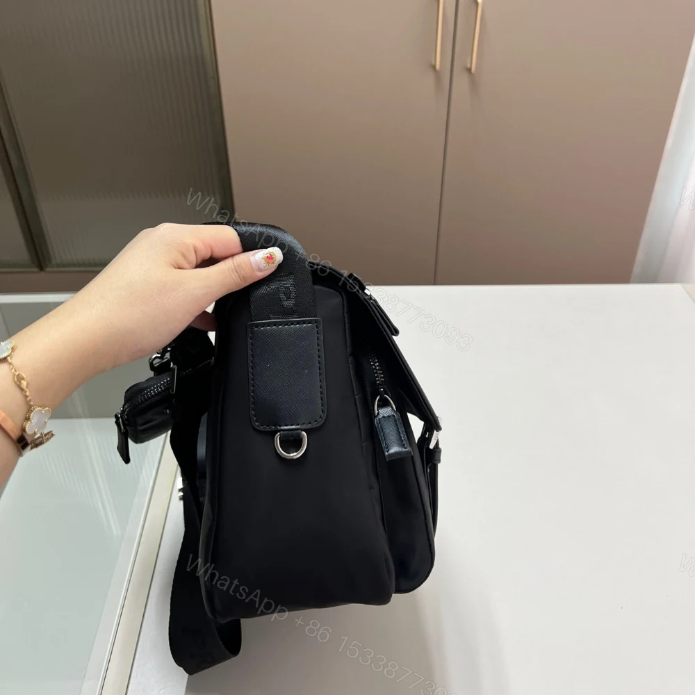 View 6 of Prada Re Nylon Shoulder Bag Black 30Cm