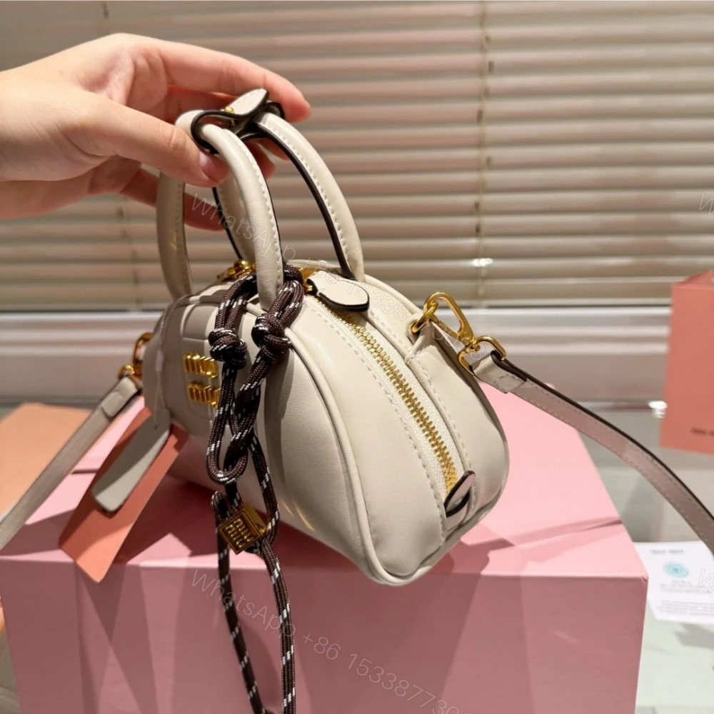 View 5 of MIUMIU TOP HANDLE BAG WHITE 18CM