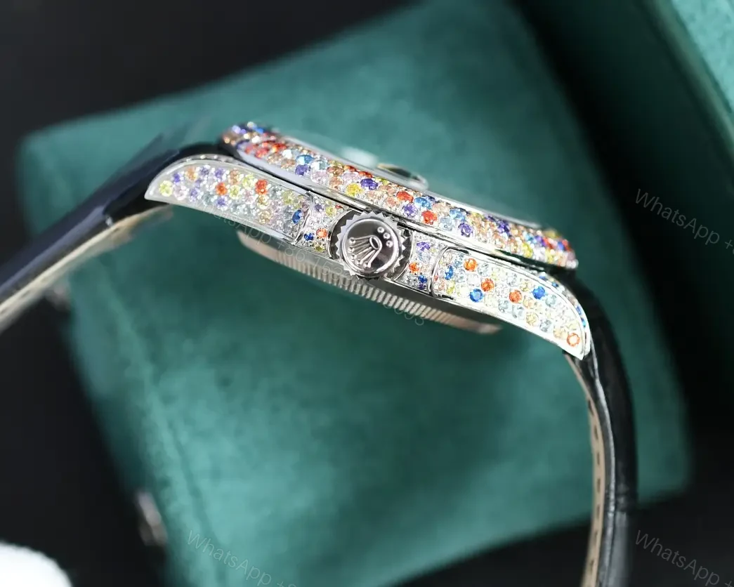 View 6 of Mesmerizing cotton candy yacht master replica 40MM White Gold Edition RG-YM40-COTTON-CANDY-WG