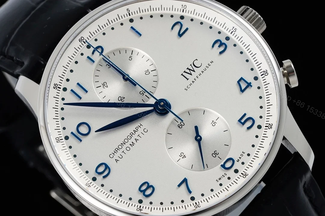 View 4 of IWC Portuguese Chrono-Automatic Stainless Steel / Silver IW3714-46