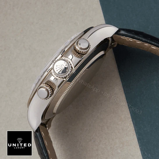 View 8 of Rolex Daytona 116519 White Roman Dial Replica