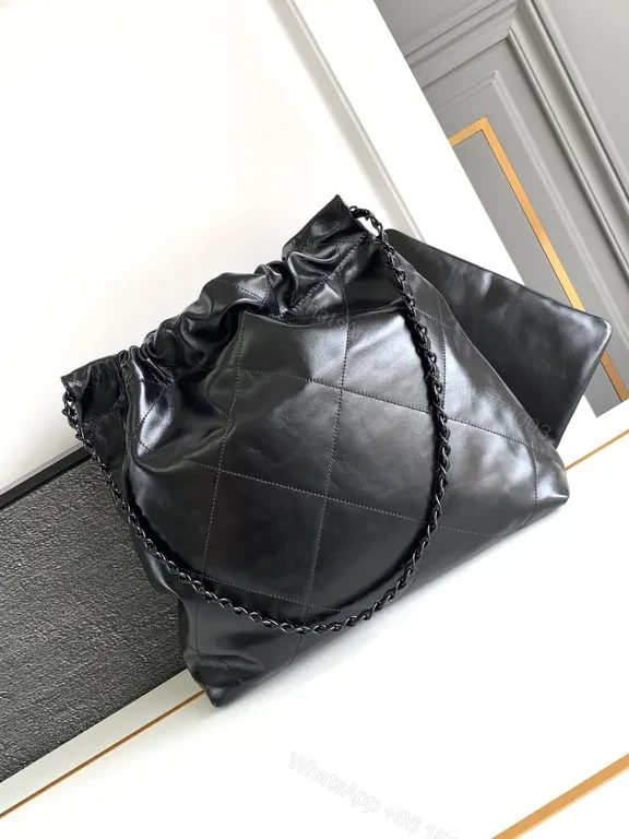 View 9 of Chic Quilted Shoulder Bag with Chain Detailing