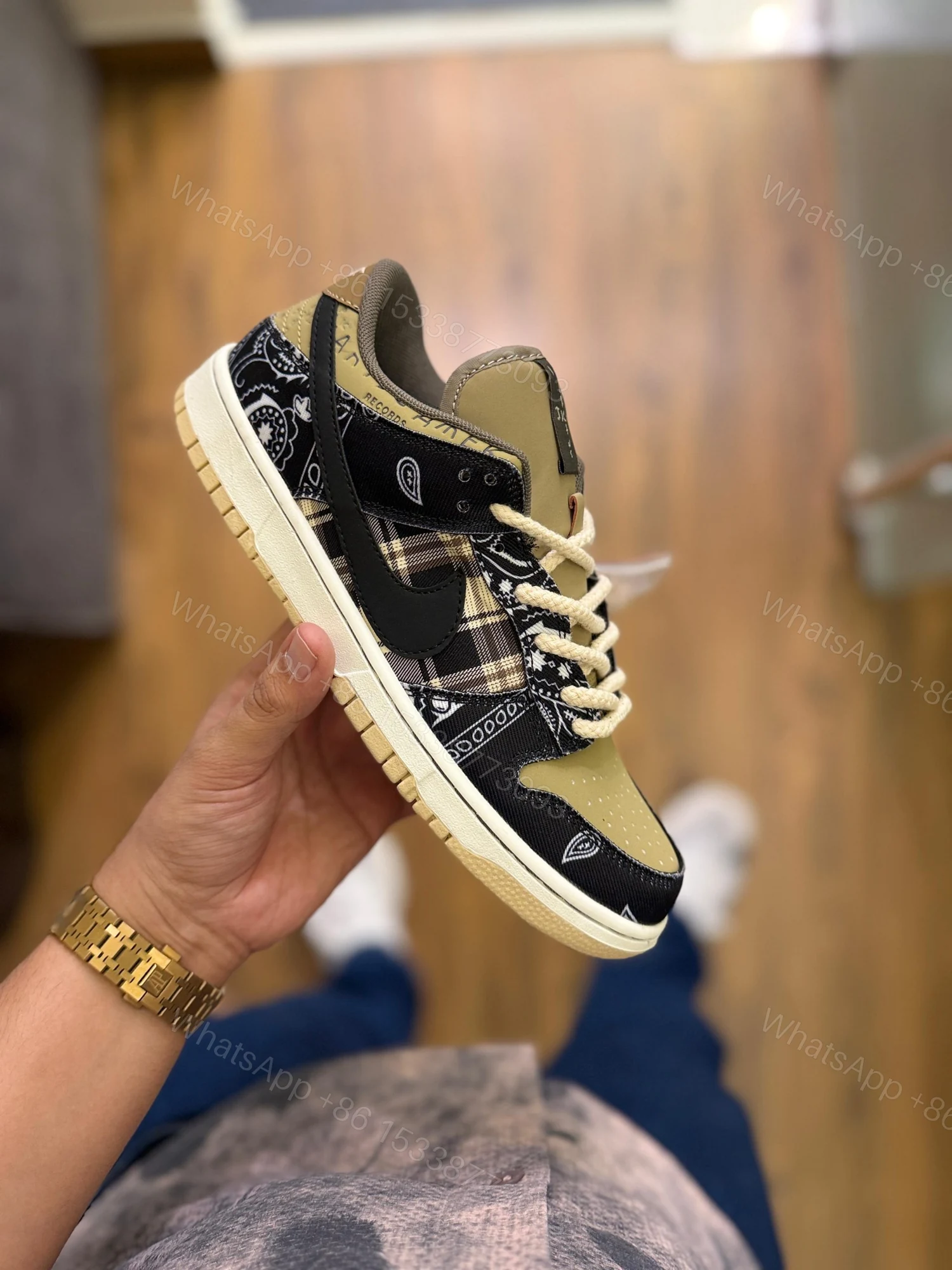 View 8 of FIRST COPY Nike Jordan SB Dunk X Travis Scott Cactus Jack