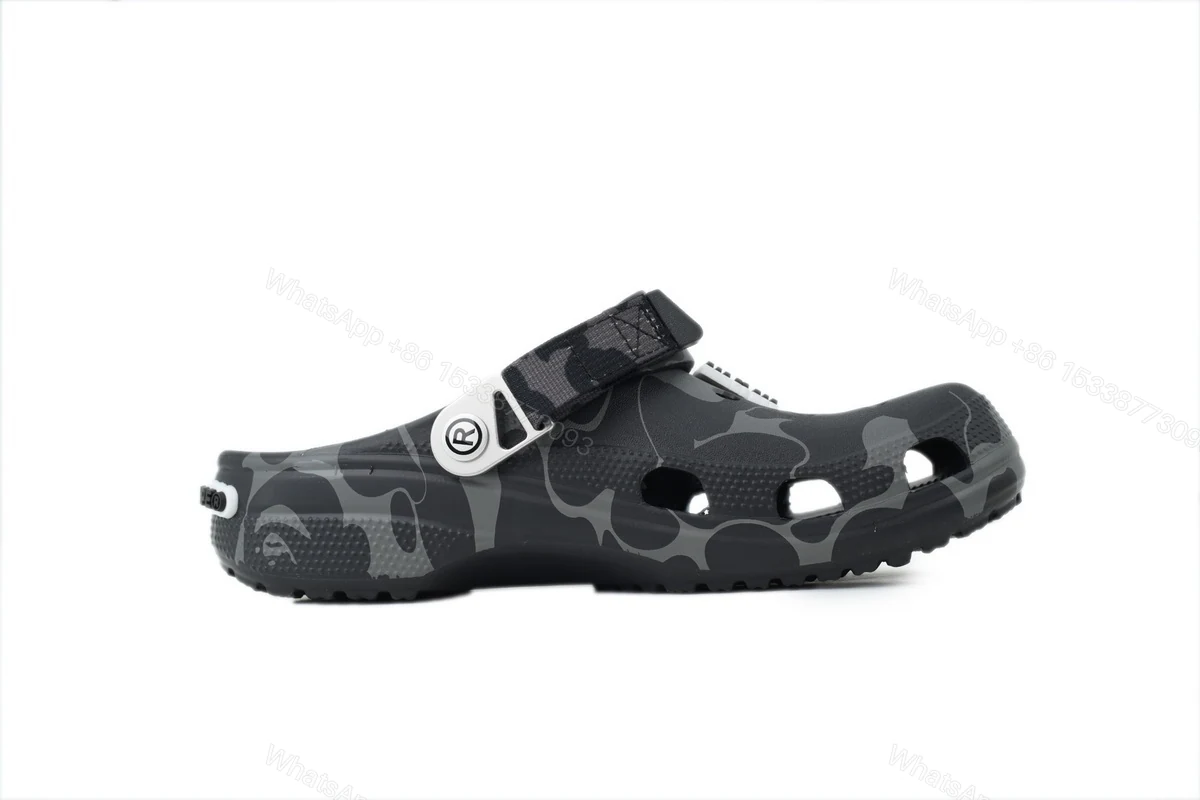 BAPE x Crocs Classic Clog 'ABC Camo - Black' — view 2