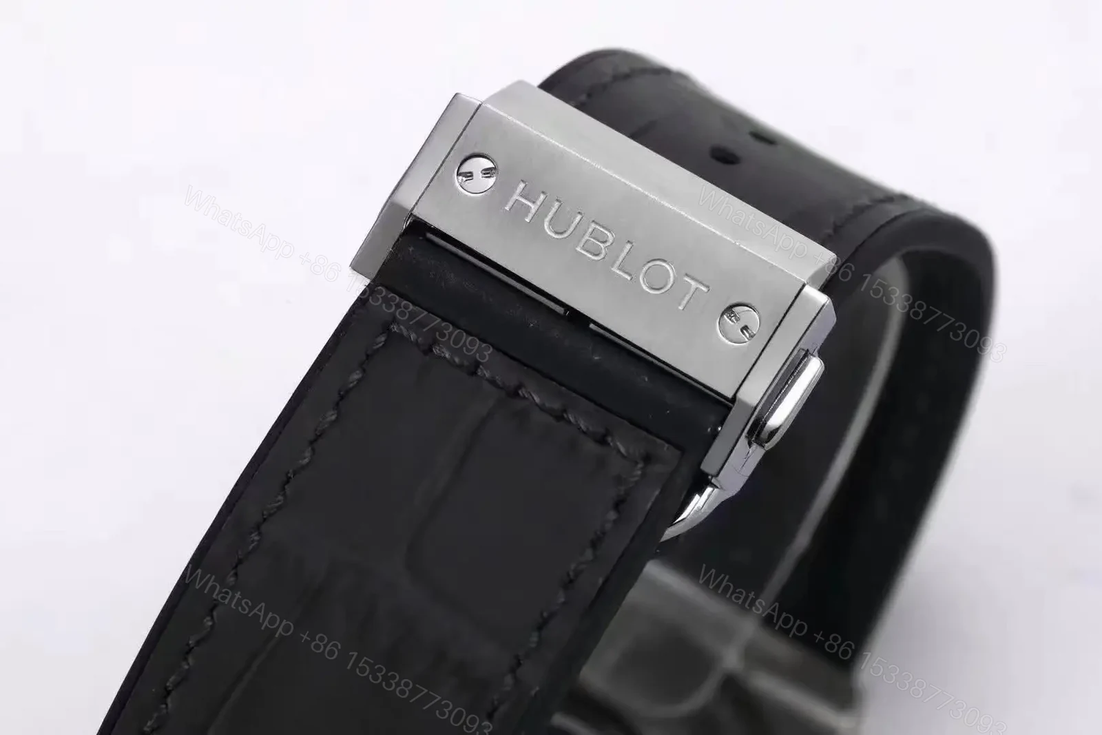 View 8 of Hublot Classic Fusion Titanium Automatic Watch Grey Dial Black Strap