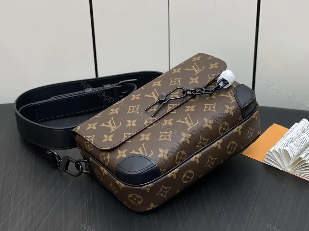 View 4 of Monogram Crossbody: Contemporary Compact Luxury Bag