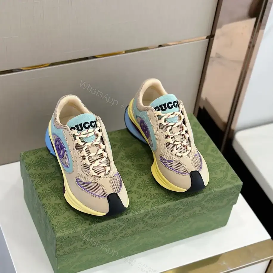 View 6 of GUCCI RUN TRAINER SNEAKERS IN YELLOW – GC166