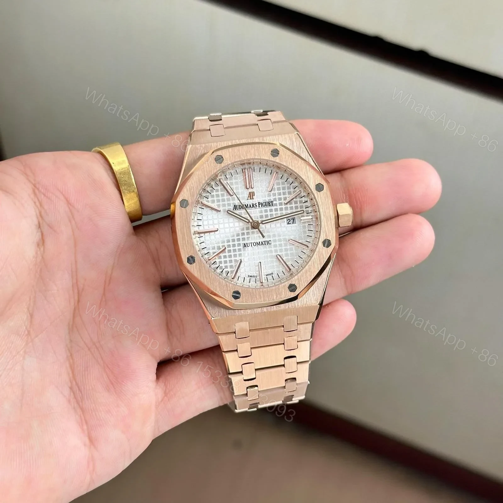View 4 of Audemars Piguet Royal Oak 43mm, Rose Gold Finish
