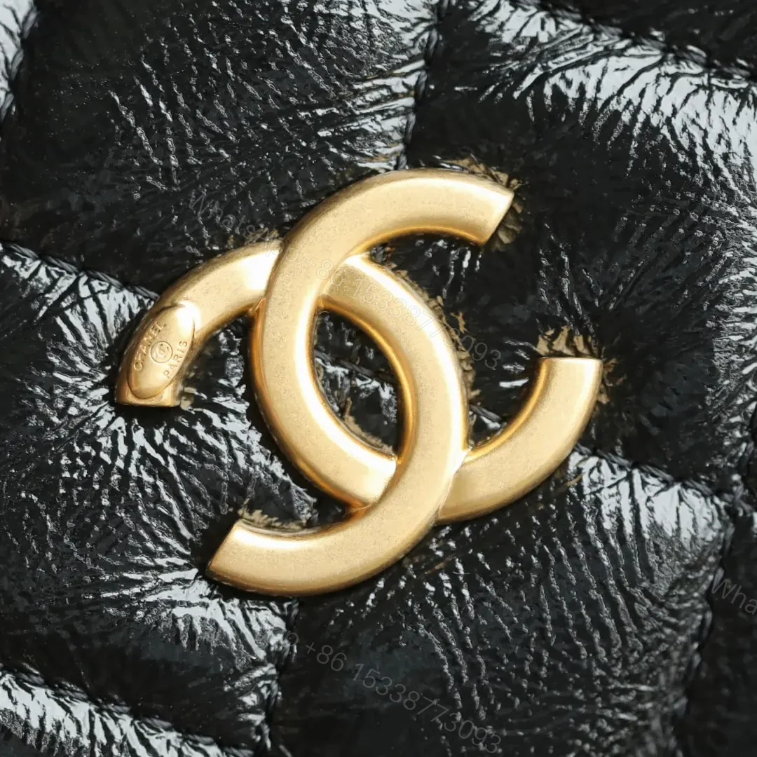 View 10 of 高仿Chanel*25A系列AS5579保齡球手提包黑色大號免檢版
