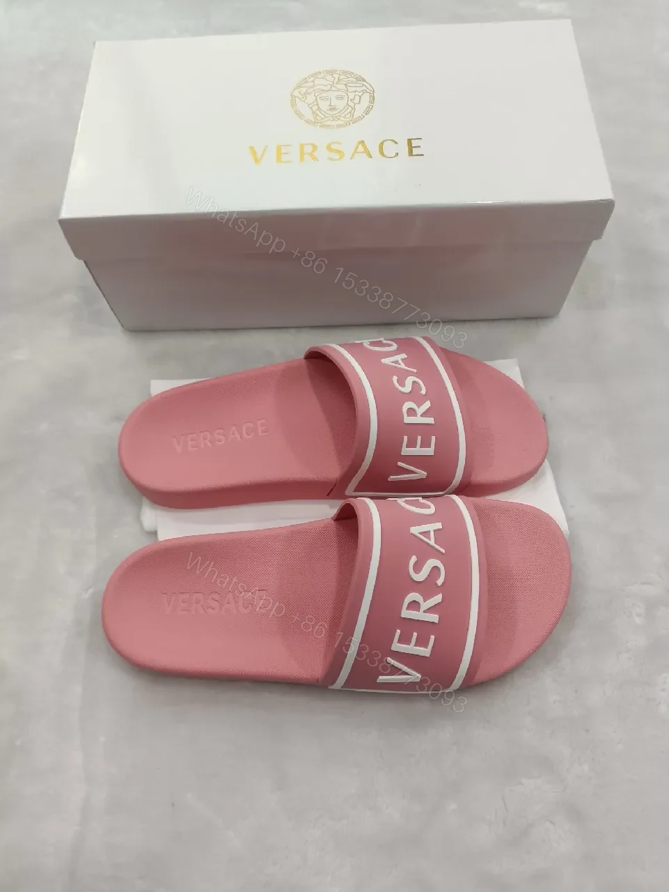 View 7 of Textured Pink Slides: Bold Branding, Everyday Luxury