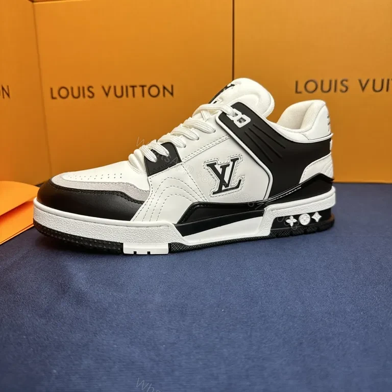 View 2 of Bold LV Contrast-Blocker High-Tops: Luxe Everyday sneakers