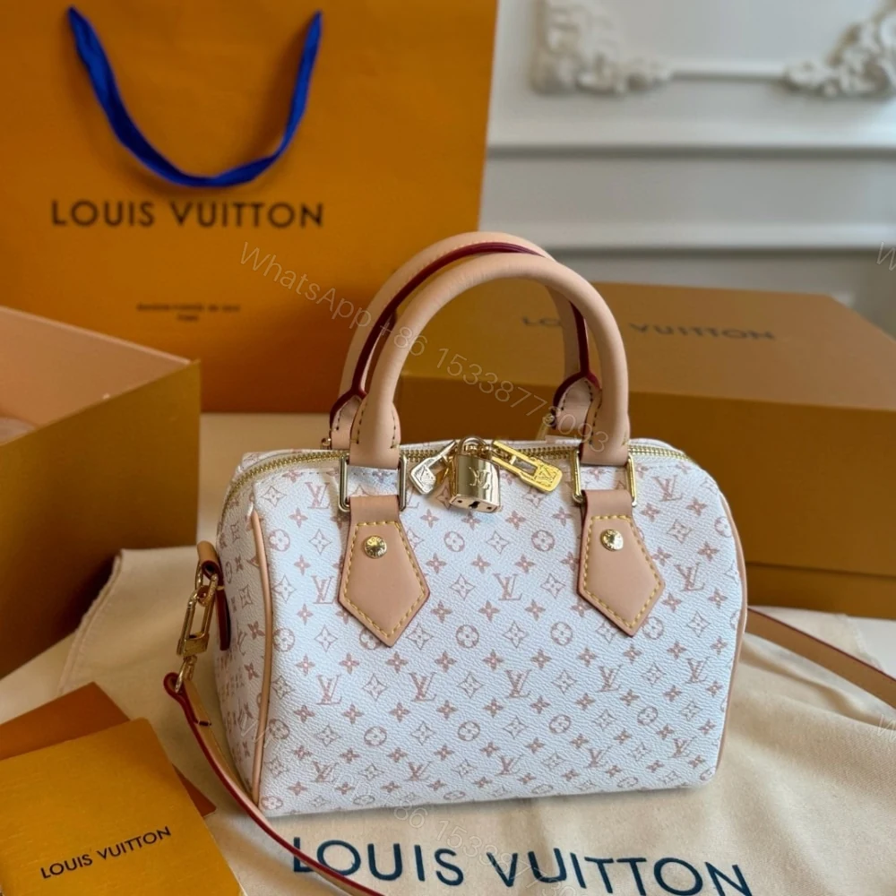 View 2 of Louis Vuitton Speedy Bandoulière 20 Mastic Cream 20Cm M12747