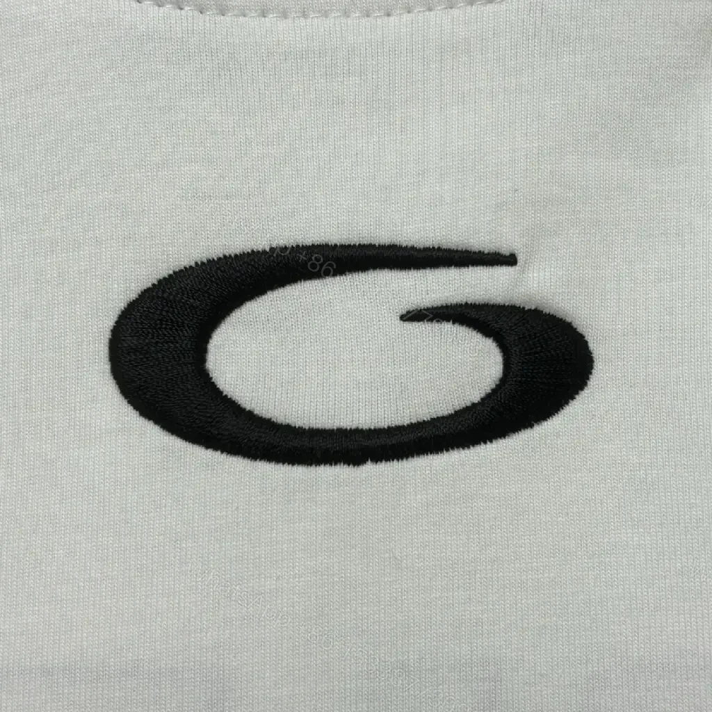 View 3 of Bold Black-White Statement Jersey Tee with Electric Blue Accents