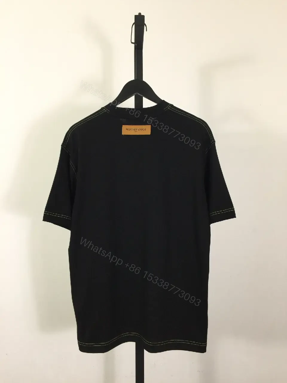 View 6 of Bold Logo Tee: Premium Black Cotton Streetwear Top