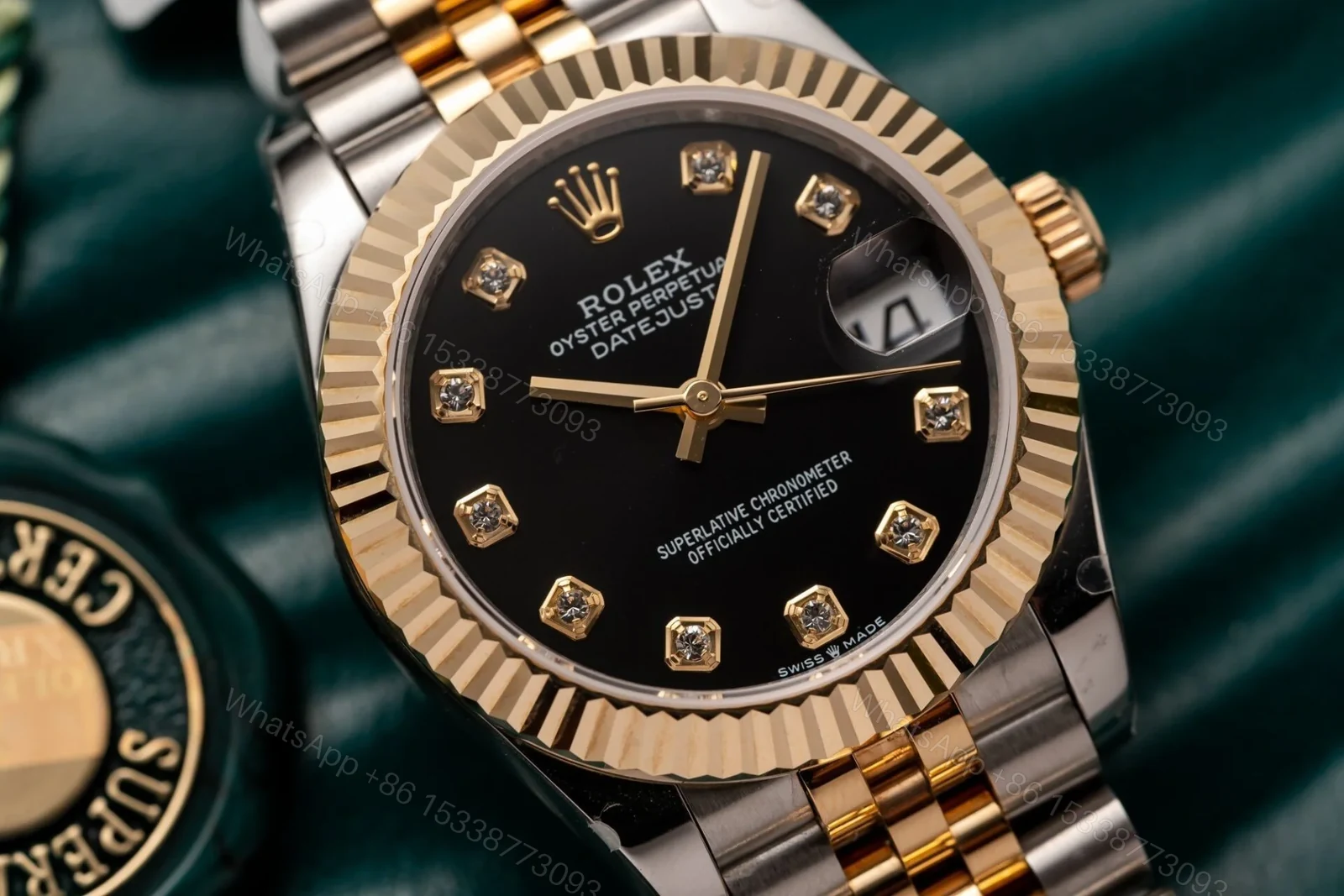 View 4 of Rolex Datejust Black Diamond Dial 126231-0019 36 mm