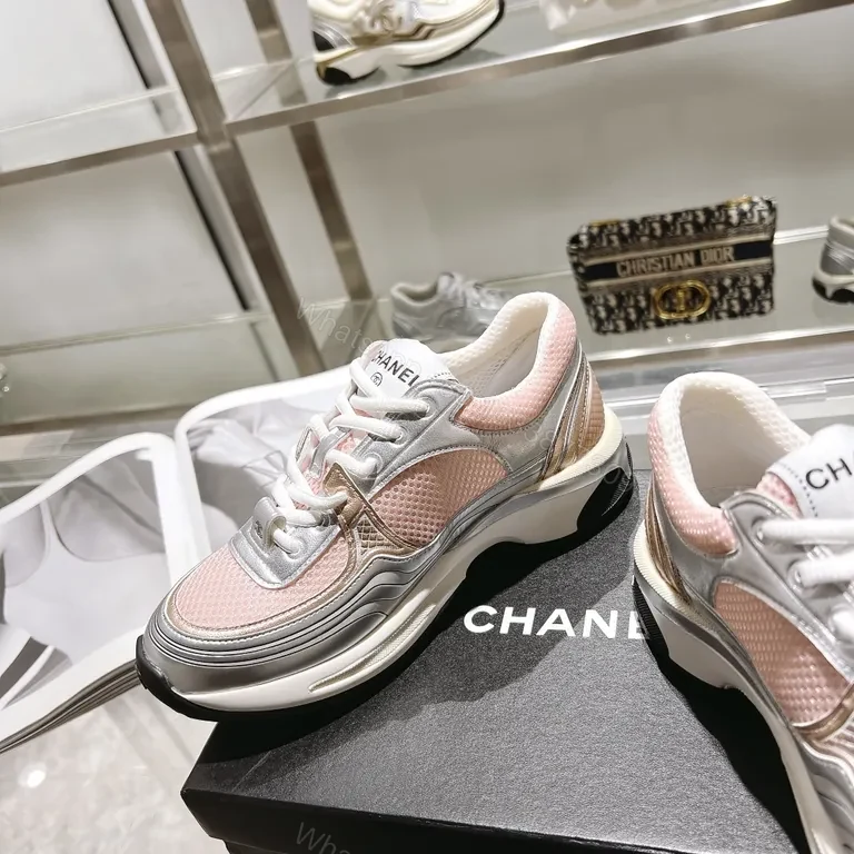View 6 of Chanel-Inspired Luxe Sneakers: Textured Comfort Fashion Sneaker