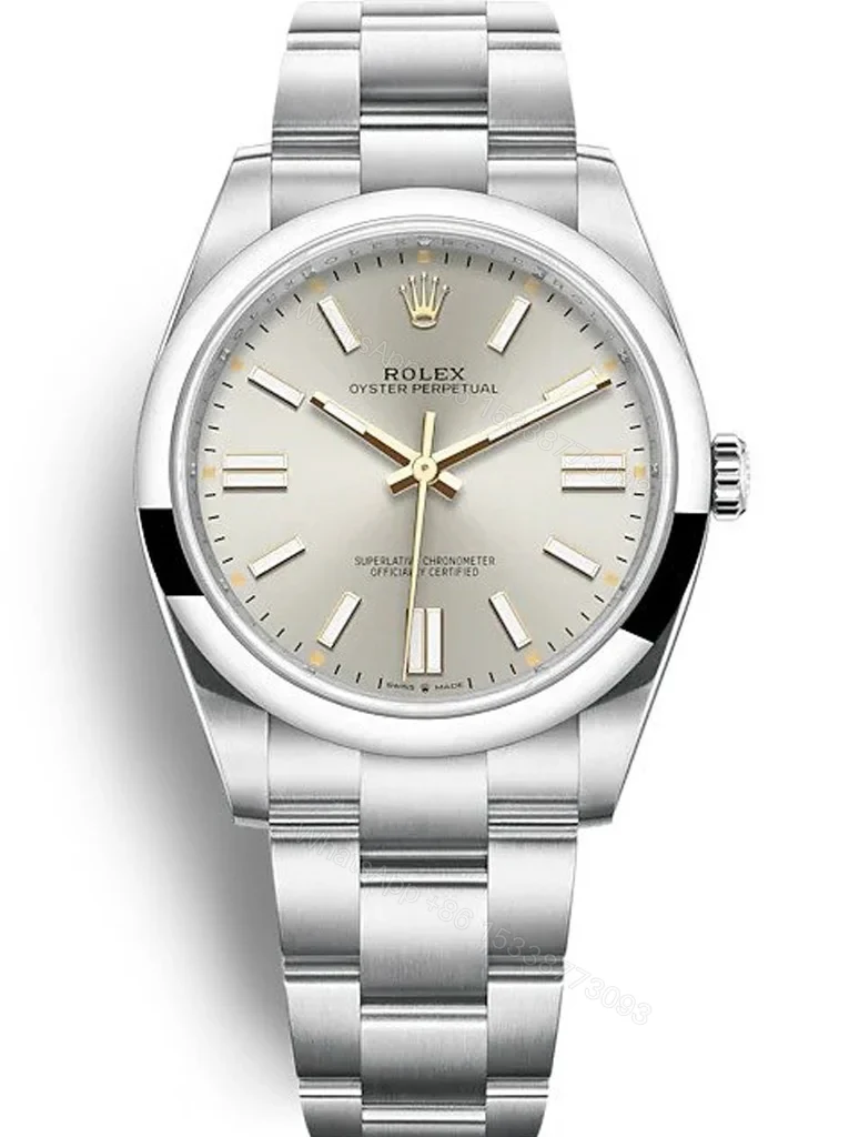 Replica Rolex Oyster Perpetual Silver Dial 124300 41 mm — view 1
