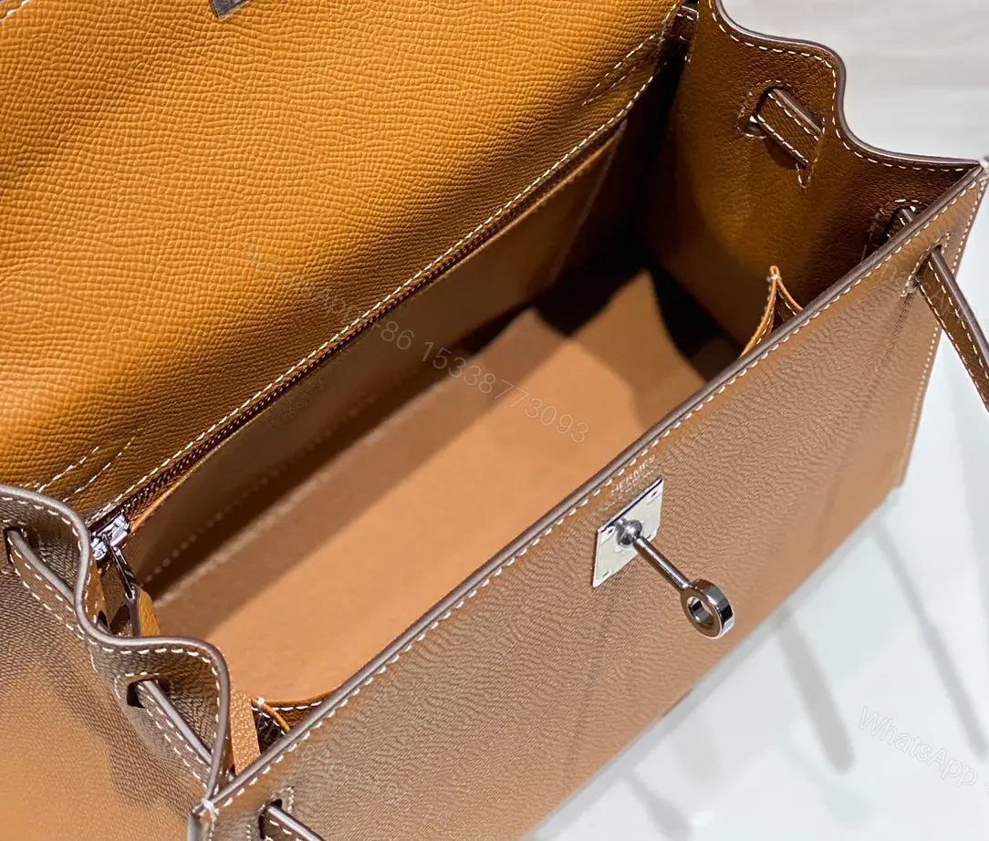 View 9 of HN 25CM IN GOLD EPSOM SILVER HARDWARE