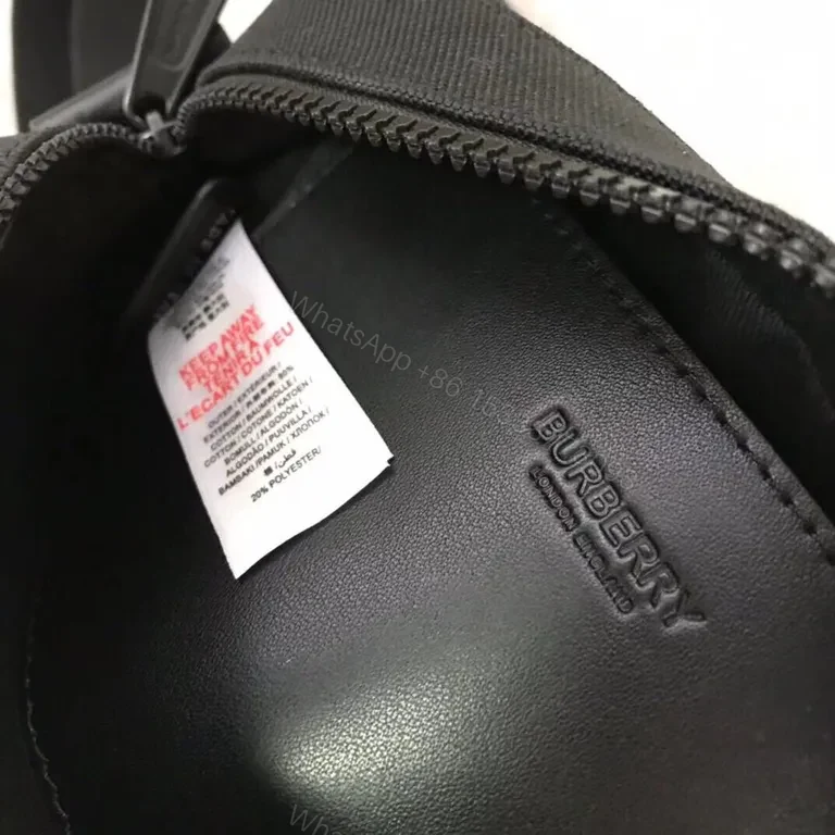 View 3 of Black Burberry Crossbody: Compact Luxury, All-Day Versatility