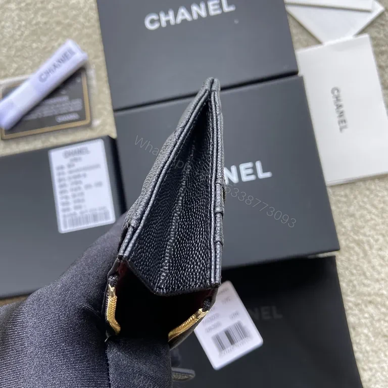 View 6 of Chanel Style Cardholder: Quilted Luxury in Compact Icon