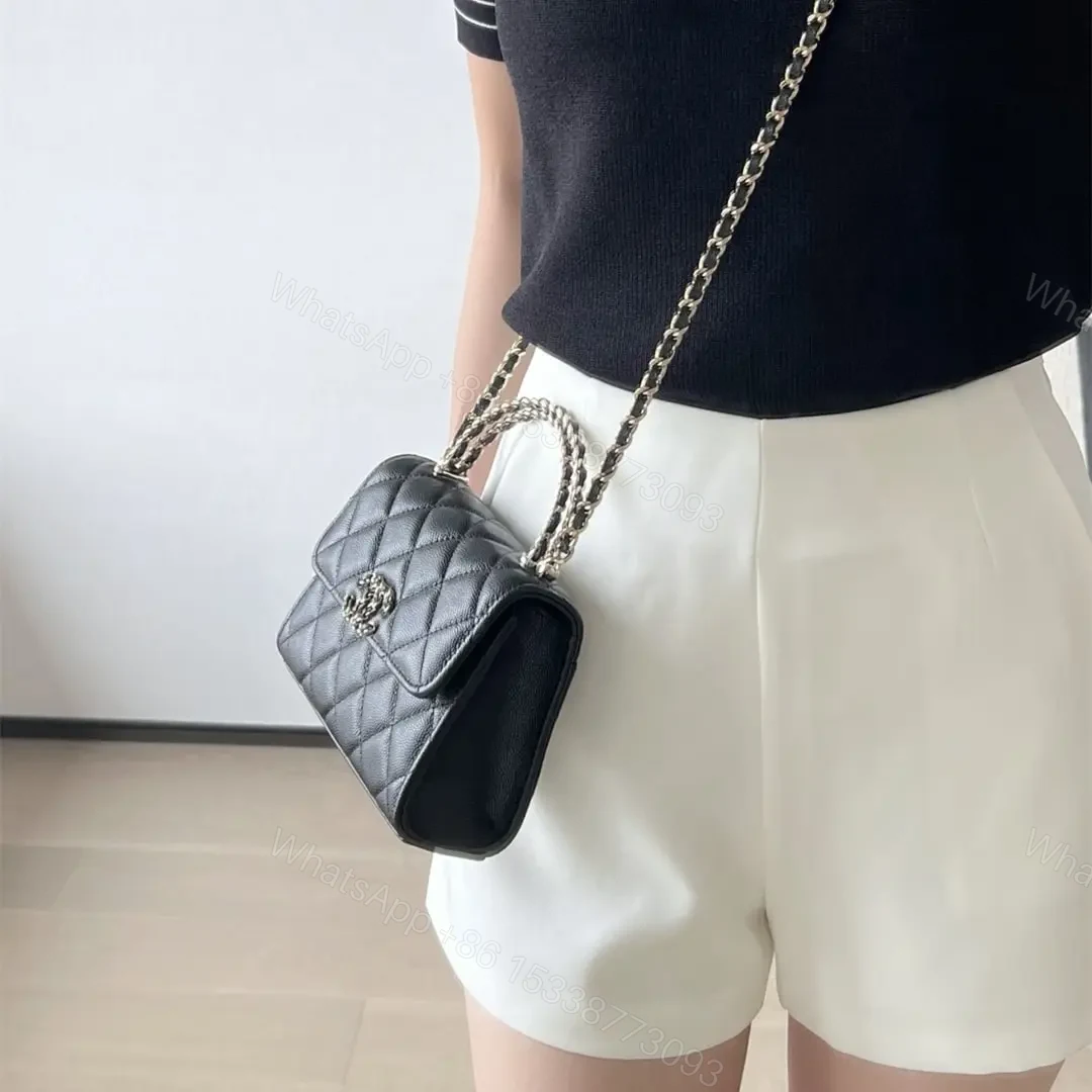 View 19 of 高仿Chanel*23P系列AP3237豎版Kelly手袋黑色免檢版