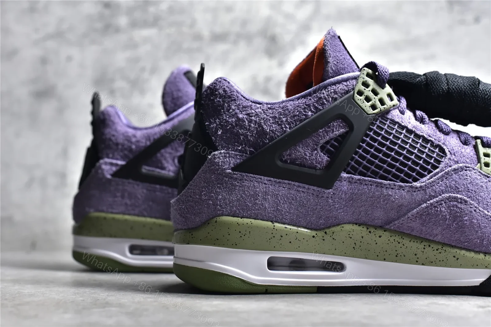 View 4 of Air Jordan 4 Retro “Canyon Purple” Replica