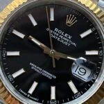 View 2 of Rolex DateJust 41 126333 904L SS/YG GMF V2 1:1 Best Edition Black Dial On Jubilee Bracelet with Tungsten steel VR3235