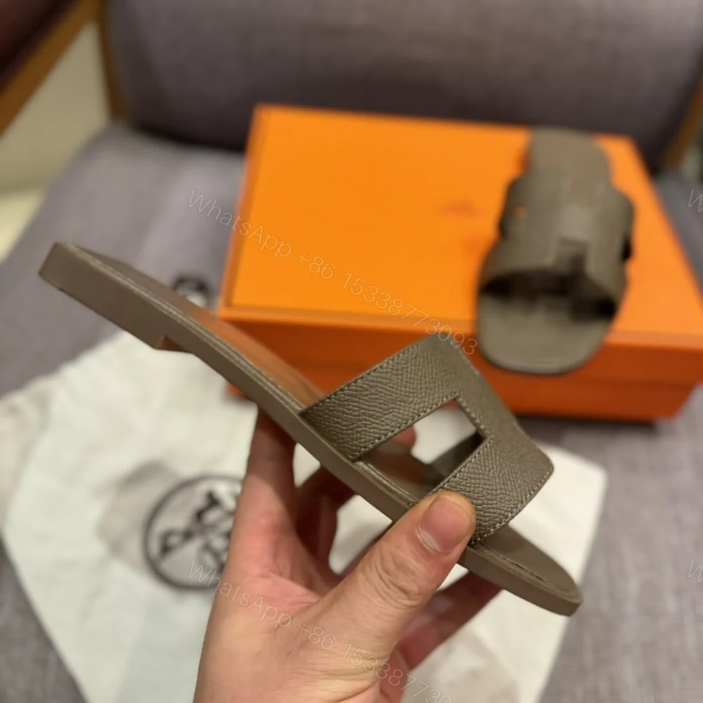 View 3 of HERMÈS ORAN SANDAL ETOUPE H202272Z X3340