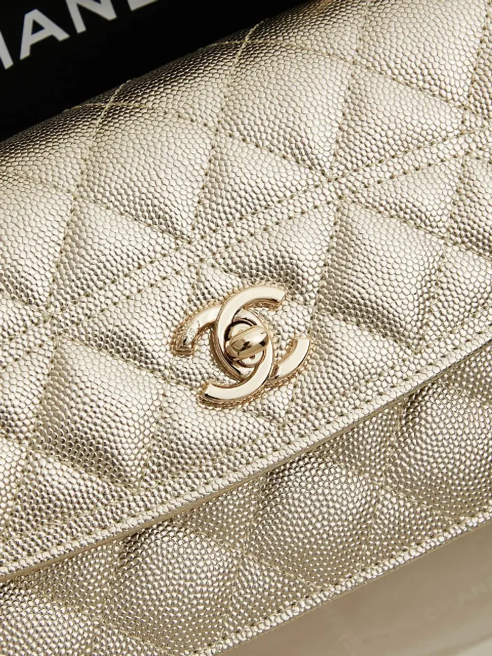 View 7 of Metallic Quilted Mini Bag: Lux Texture, Everyday Versatility