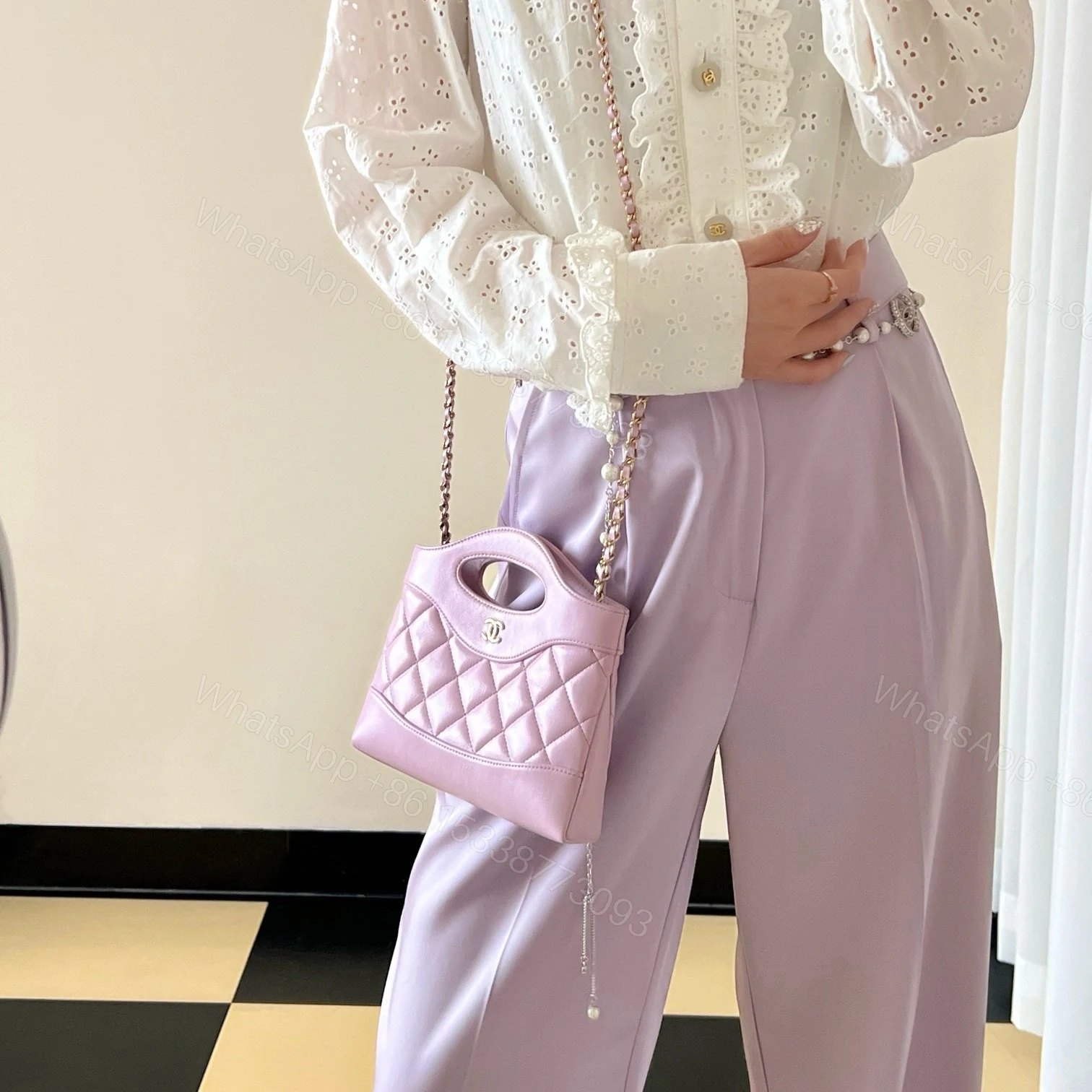View 19 of 高仿Chanel*24S春夏系列AP3656單肩包紫色免檢版