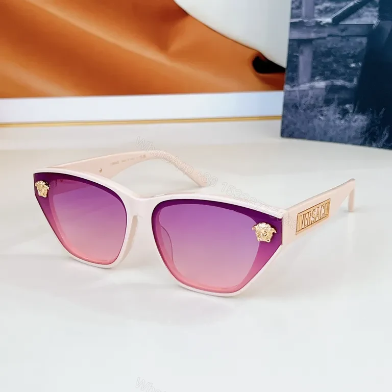 View 8 of Bold Luxe Sunglasses with Versace Detailing