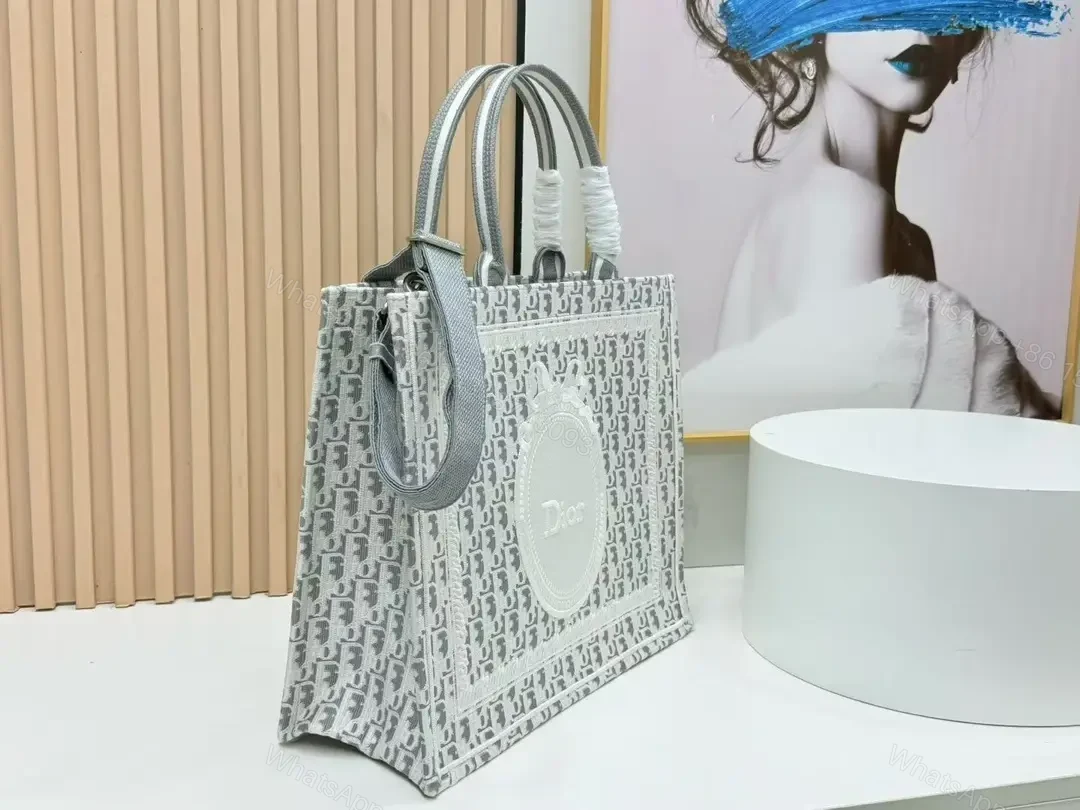 View 4 of Structured Textured Tote: Modern Luxe Everyday Carryall