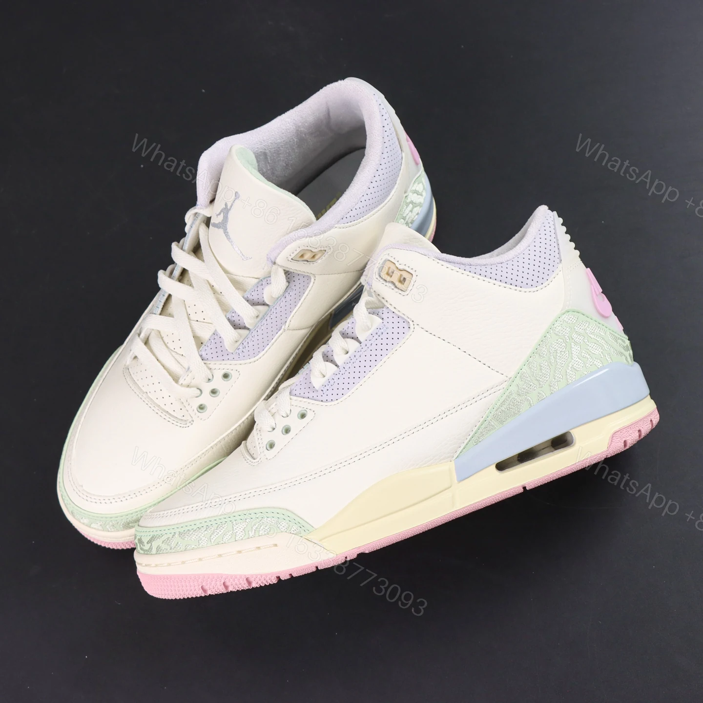 View 9 of Jordan 3 Retro Sail and Jade Aura