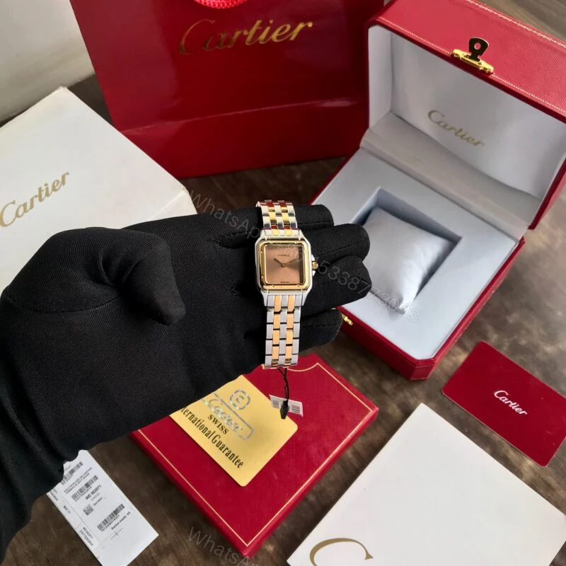 View 4 of Cartier Panthere De Santos Brown Dial 22mm Quartz