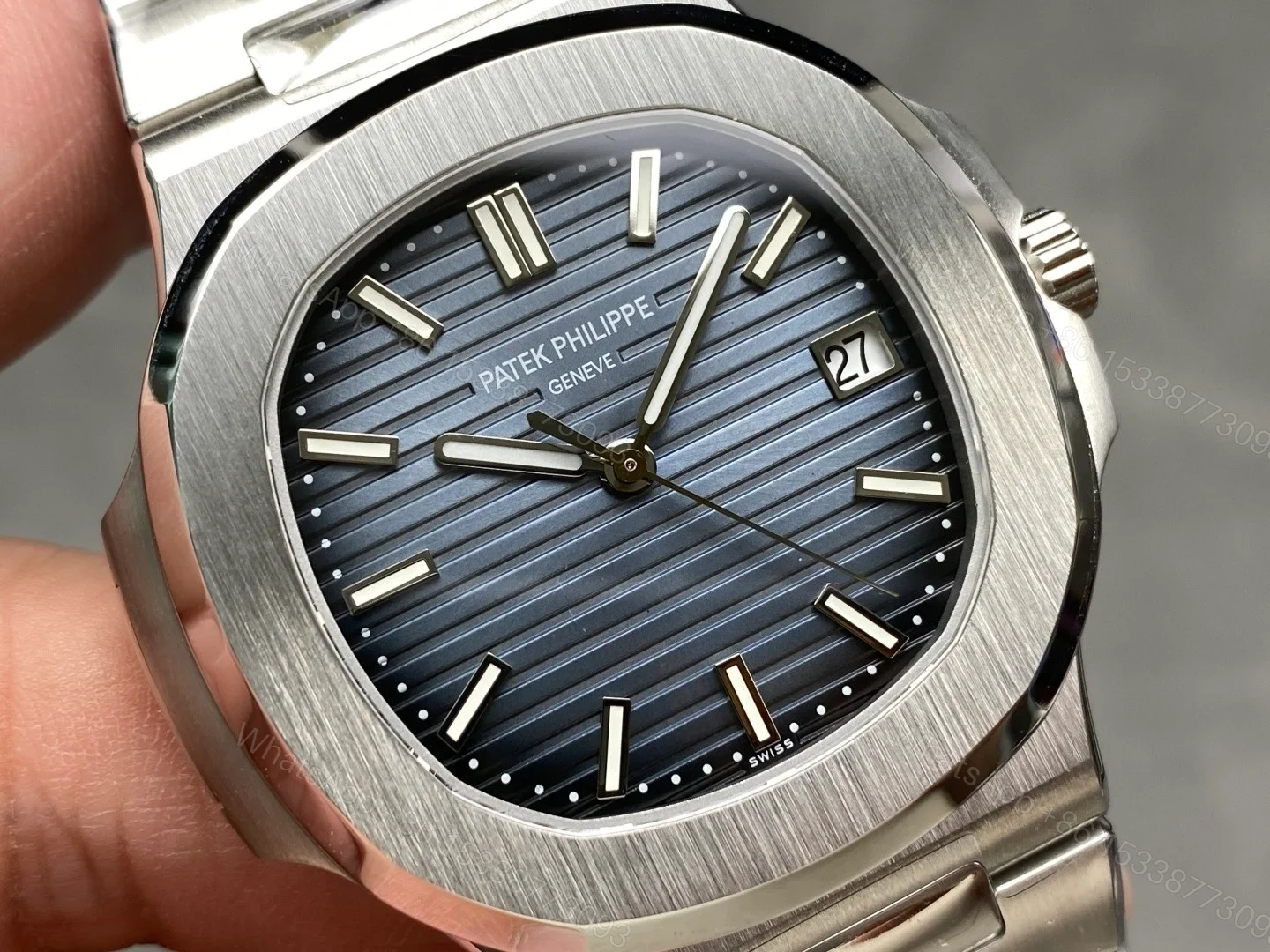 View 3 of Patek Philippe Nautilus 5711 Stainless Steel Blue 5711/1A-010